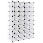 vidaXL Étagère à chaussures Transparent 93x36 5x140 cm PP