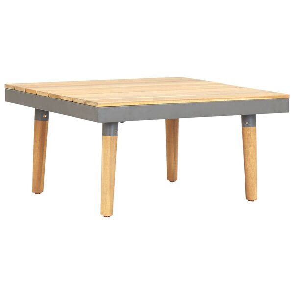 vidaXL Table basse de jardin 60x60x31 5 cm Bois solide d'acacia