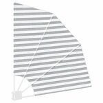 vidaXL Écran de confidentialité pour balcon Anthracite et blanc