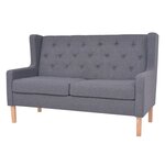 Ensemble de canapés 3 Pièces tissu gris