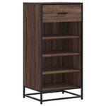 vidaXL Étagère à chaussures chêne marron 48x38x97 5 cm bois ingénierie
