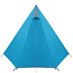 vidaXL Tente de camping 3 personnes bleu imperméable