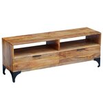 vidaXL Meuble TV bois de manguier 120x35x45 cm