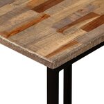 vidaXL Ensemble de table basse gigogne 3 Pièces Teck massif récupération