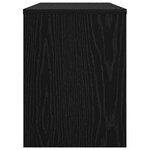 vidaXL Meuble TV Chêne noir 80 x 30 x 40 cm Bois d'ingénierie