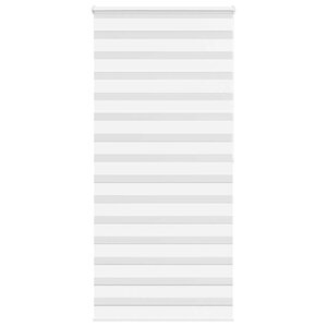 vidaXL Store zèbre blanc 100x200 cm largeur du tissu 95 9cm polyester