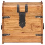 vidaXL Coffre 40x40x40 cm Bois d'acacia solide