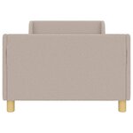 vidaXL Cadre de lit pour enfants avec tête de lit Gris clair