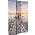 vidaXL Cloison de séparation pliable 120 x 170 cm Lac