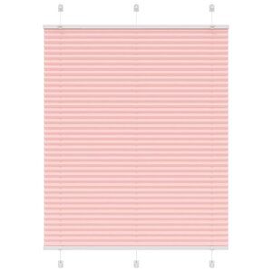 vidaXL Store plissé rose 110x100 cm largeur du tissu 109 4cm polyester