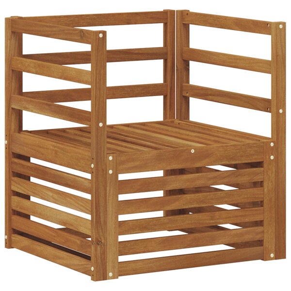 vidaXL Canapé d’extérieur Bois d'Acacia Massif Naturel