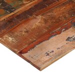 vidaXL Dessus de table carré 80x80 cm 15-16 mm Bois de récupération