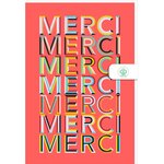 Carte De Voeux - Merci - Enveloppe Incluse - Draeger paris