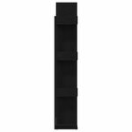 vidaXL Bibliothèque Chêne noir 86 x 25.5 x 140 cm Bois d'ingénierie