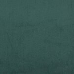vidaXL Repose-pied vert foncé 77x55x31 cm velours