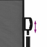 vidaXL Auvent latéral rétractable anthracite 117x300 cm