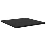 vidaXL Planches de bibliothèque - 4 pièces  chêne noir  40x40x1 5 cm  en bois d'ingénierie.