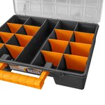 vidaXL Boîtes d'assortiment 2 Pièces séparateurs amovibles 360x250x85 mm