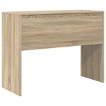 vidaXL Bureau Chêne sonoma 100 x 40 x 76 cm Bois d'ingénierie