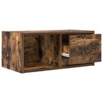 vidaXL Meuble TV chêne fumé 60x31x25 5 cm bois d'ingénierie