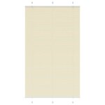 vidaXL Store plissé crème 110x200cm largeur du tissu 109 4cm polyester