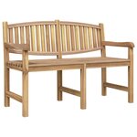 vidaXL Banc de jardin 149 5x60x90 cm bois de teck solide