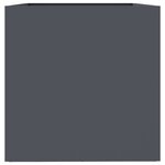 vidaXL Jardinière anthracite 62x40x39 cm acier