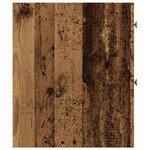 vidaXL Armoire de salle de bain étroite avec roulettes vieux bois