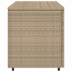 vidaXL Armoire de rangement jardin beige 110x55x60 5 cm résine tressée