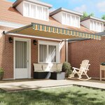 vidaXL Auvent Rétractable Multicolore 400 × 300 cm