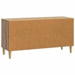 vidaXL Meuble TV 99 x 34 5 x 50 cm Chêne artisanal Bois d'ingénierie