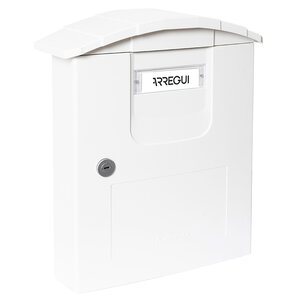 Boîte aux lettres en plastique  Costa E5301  Robuste  Anticorrosion  Blanc