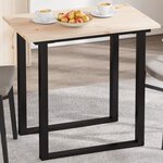 vidaXL Dessus de table 80x50x1 7 cm rectangulaire bois de pin massif