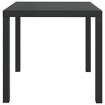 vidaXL Ensemble à manger de jardin coussins 5Pièces Résine tressée Gris