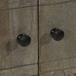 vidaXL Buffet 60x33x75 cm Bois massif de manguier