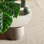 vidaXL Tapis ZIZUR crème 240x240 cm aspect de jute intérieur extérieur