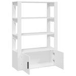 vidaXL Buffet Blanc 80x30x119 5 cm Bois d'ingénierie