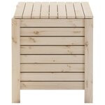 vidaXL Boîte de rangement avec couvercle RANA bois massif de pin