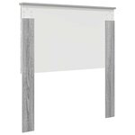 vidaXL Tête de lit Gris Sonoma 80 cm Bois d'ingénierie