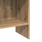 vidaXL Bibliothèque chêne artisanal 40 x 35 x 180 cm Bois d'ingénierie