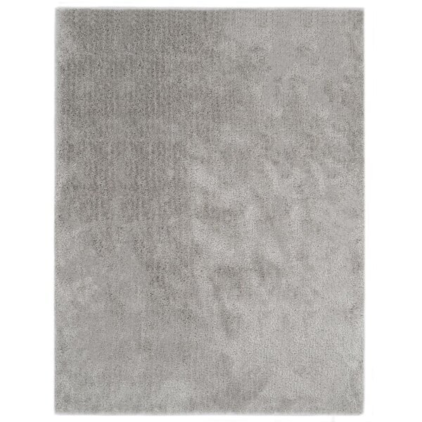 vidaXL Tapis Shaggy 160 x 230 cm Gris