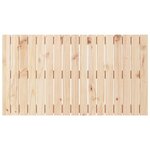 vidaXL Tête de lit murale 108x3x60 cm Bois massif de pin