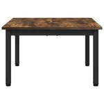 vidaXL Table basse Chêne Fumé 60 x 60 x 36 cm Bois d'ingénierie