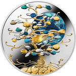 Monnaie CITRINE Tree of Luck 1 Oz Argent 1$ Niue 2026