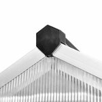 vidaXL Serre Aluminium 481x250x195 cm 23 44 m³