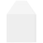 vidaXL Meuble TV mural 2 Pièces Blanc 60 x 31 x 29.5 cm Bois d'ingénierie