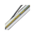 Portemines graphgear 1000 mine 0 9 mm argent jaune x 12 pentel