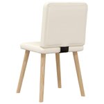 vidaXL Chaises à manger lot de 4 Lin