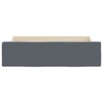 vidaXL Tiroirs de rangement dessous de lit 2 Pièces gris foncé