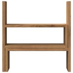 Organisateur armoire de bureau réglable artisanal bois ingénierie marron 02_0043576